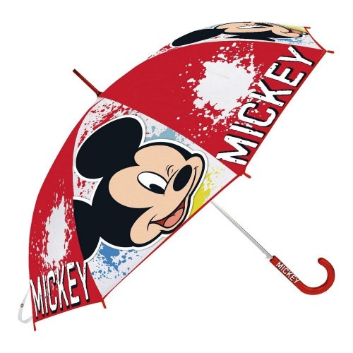 Paraply til børn Mickey Mouse - Rød, Ø 80 cm