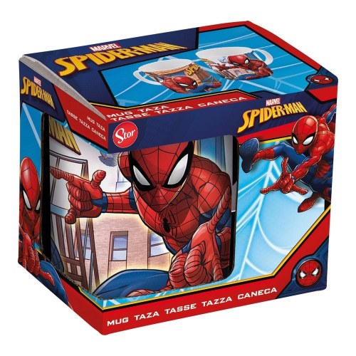 Spider-Man krus - Great Power, keramik 350 ml (blå/rød/hvid)