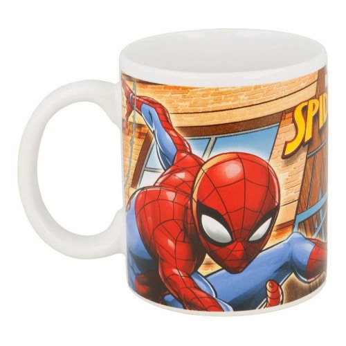Spider-Man krus - Great Power, keramik 350 ml (blå/rød/hvid)