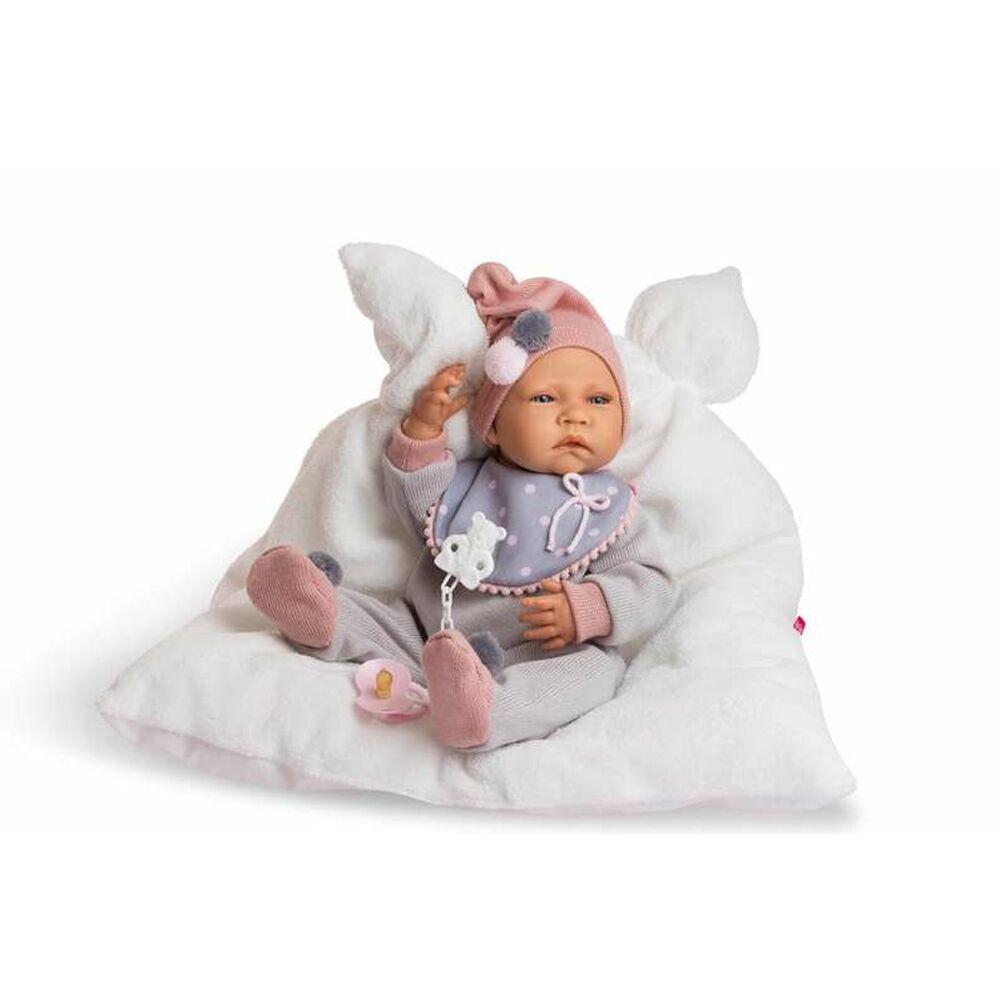 Baby Dukke Berjuan New Born Grå 45 Cm