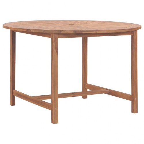 Rundt havebord Ø110 x 75 cm i massivt teaktræ