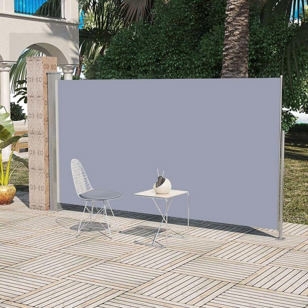 Sidemarkise til terrasse 180x300 cm grå