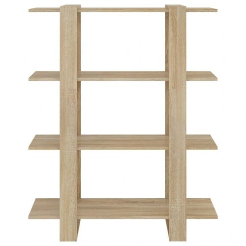 Bogreol/rumdeler 100x30x123,5 cm sonoma-eg