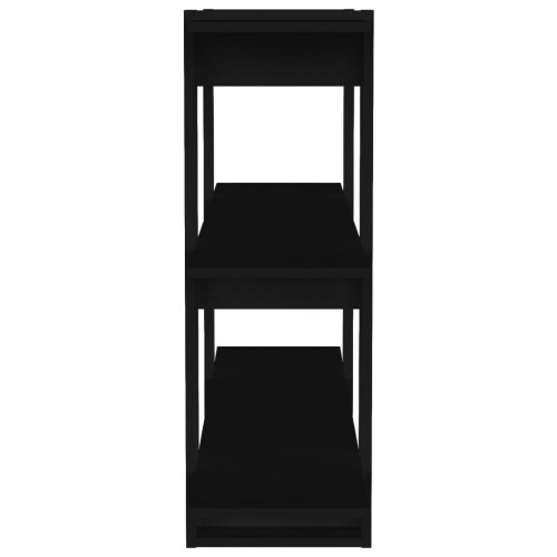 Bogreol/rumdeler 100×30×87 cm - sort reolsystem
