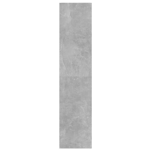 Bogreol/rumdeler 40x30x135 cm betongrå