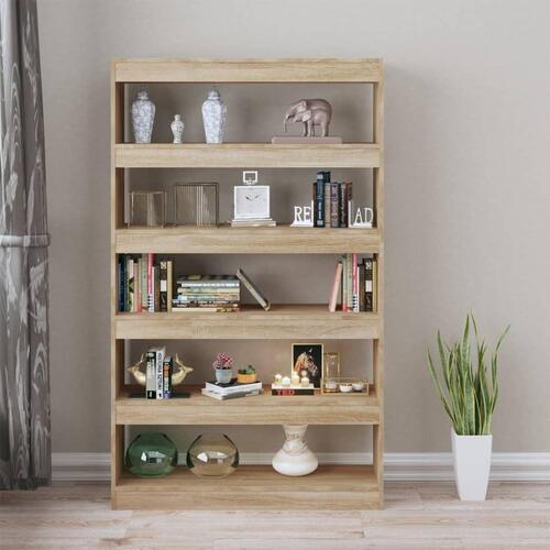 Bogreol/rumdeler 100x30x166 cm sonoma-eg