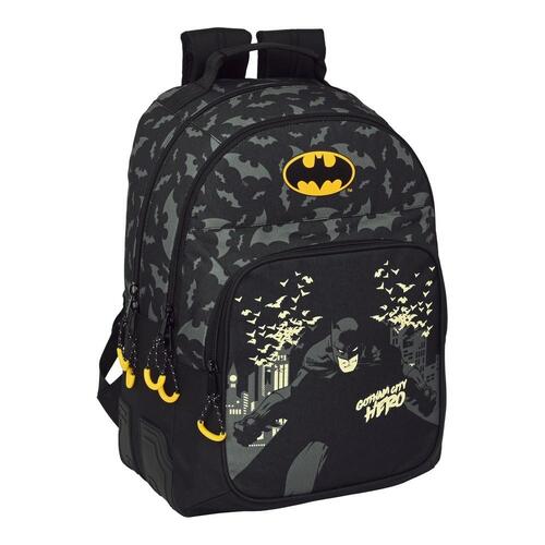 Skoletaske Batman Hero Sort (32 x 42 x 15 cm)