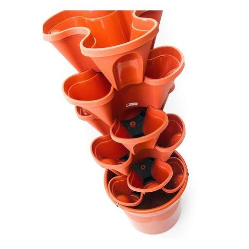 Lodret havesæt Irisana Terracota Ecogarden Plastik Terrakotta (45 x 45 cm) (OUTLET C)