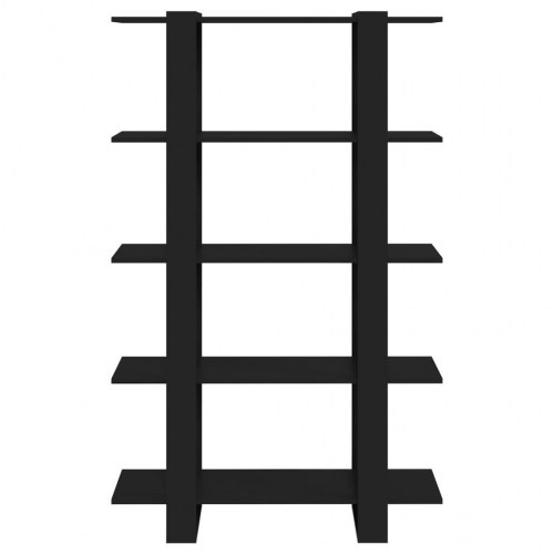 Bogreol/rumdeler 100x30x160 cm sort