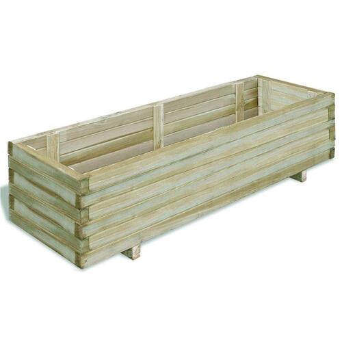 Plantekasse rektangulær 120 x 40 x 30 cm træ
