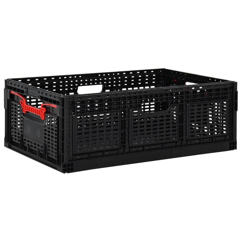 Foldekasse 60x40x22 cm 46 l sort