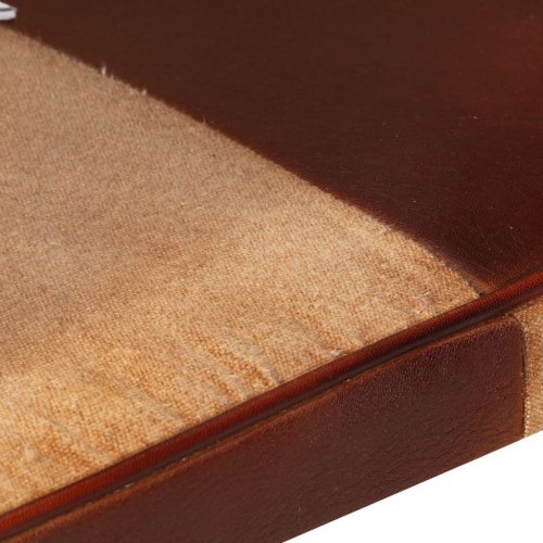 Lænestol ægte læder brun