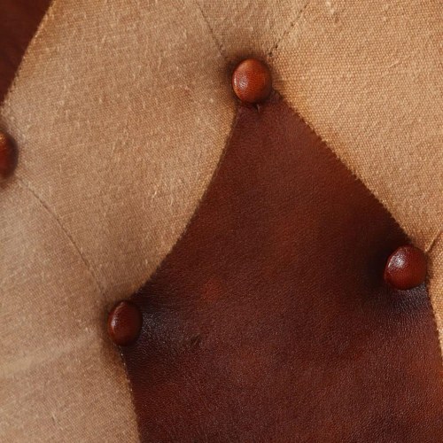 Lænestol ægte læder brun