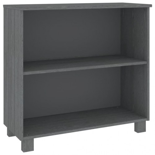 Skænk HAMAR 85×35×80 cm - massivt fyrretræ, mørkegrå