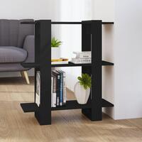 Bogreol/rumdeler 80x30x87 cm sort