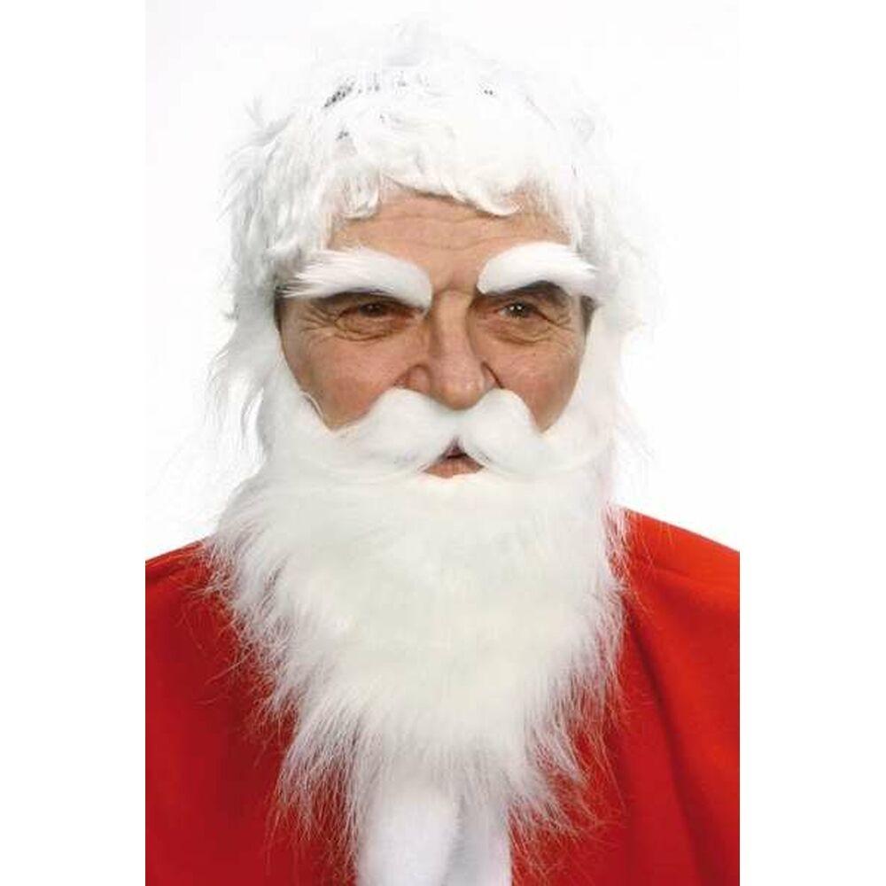 Falsk skæg - hvidt kostume skæg, One Size