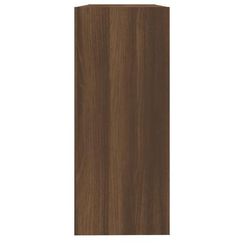 Bogreol/rumdeler 100x30x72 cm brun egetræ