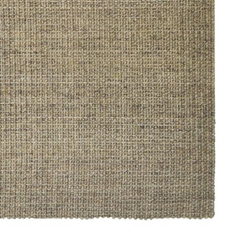 Gulvtæppe 80x200 cm naturlig sisal grøn