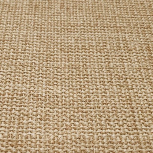 Gulvtæppe i sisal - 100 × 150 cm, naturfarvet med skridsikker bagside