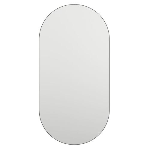 Spejl med LED-lamper 60x30 cm oval glas