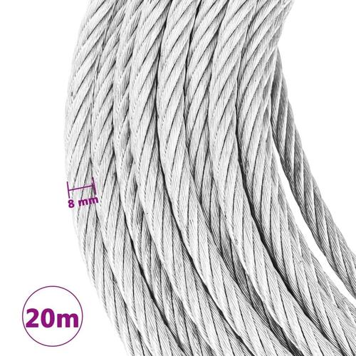 Stålkabel 20 m 800 kg