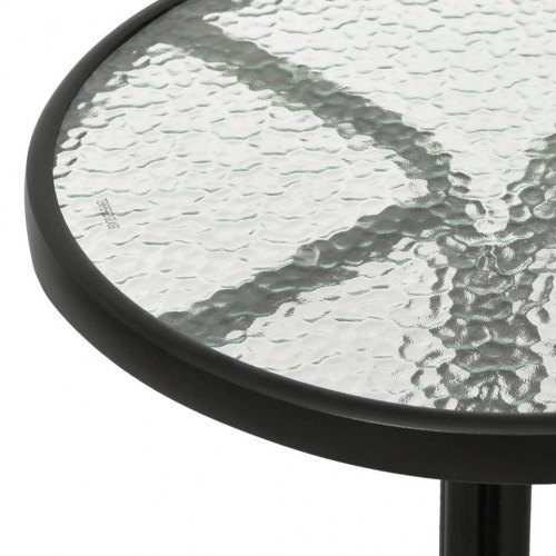 Bistrosæt 3 dele stål sort