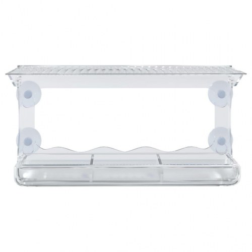 Foderautomater til vindue 2 stk. 30x12x15 cm akryl