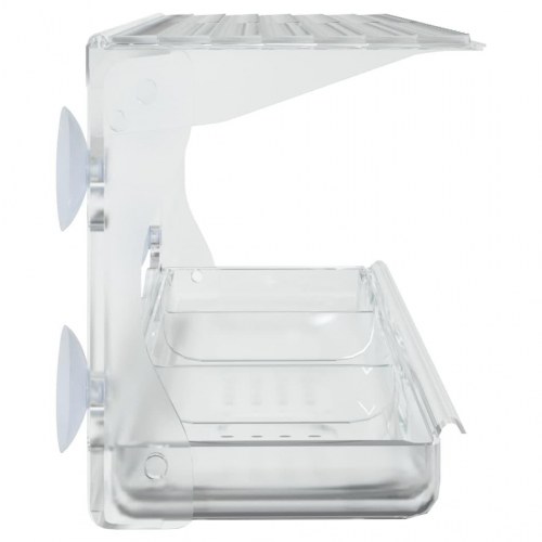 Foderautomater til vindue 2 stk. 30x12x15 cm akryl