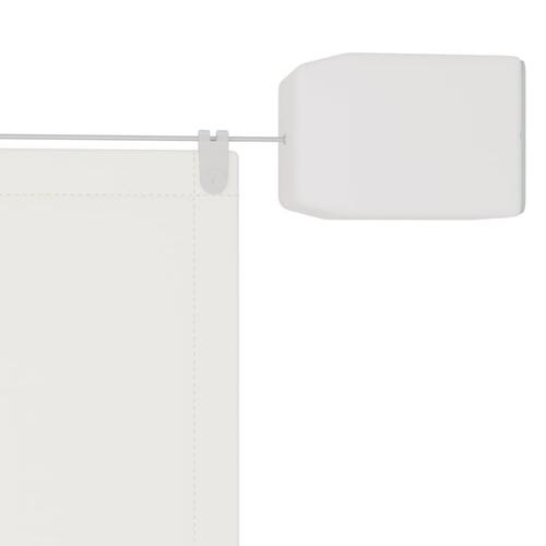 Lodret markise 140x270 cm oxfordstof hvid