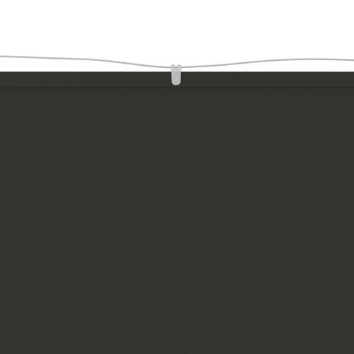 Lodret markise 140x270 cm oxfordstof antracitgrå