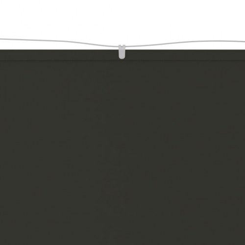Lodret markise 140 × 600 cm i oxfordstof - antracitgrå