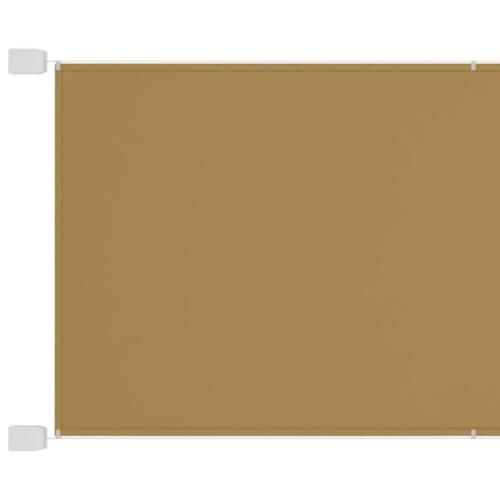 Lodret markise 140x270 cm oxfordstof beige