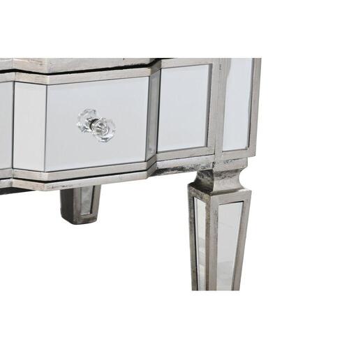 møbler Sølvfarvet Spejl MDF (112 x 50 x 45 cm)