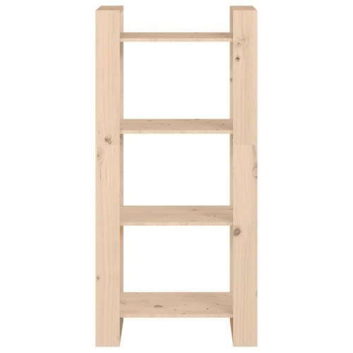 Bogreol/rumdeler i massivt fyrretræ - 60 × 35 × 125 cm