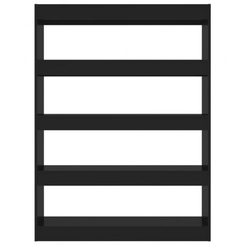 Bogreol/rumdeler 100x30x135 cm sort