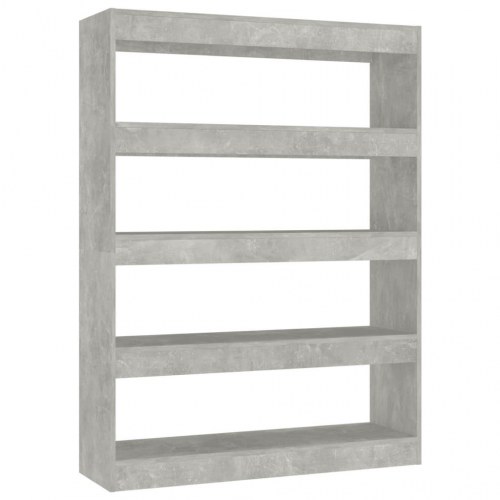 Bogreol/rumdeler 100x30x135 cm betongrå