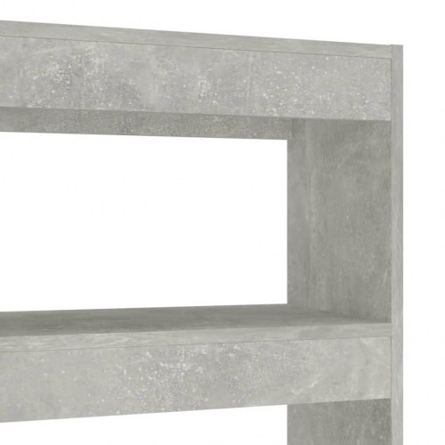 Bogreol/rumdeler 100x30x135 cm betongrå