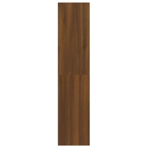 Bogreol/rumdeler 100x30x135 cm brun egetræ