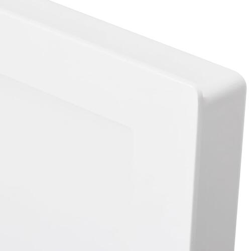 Bruseniche med 3 rum 41x99x9 cm mat hvid