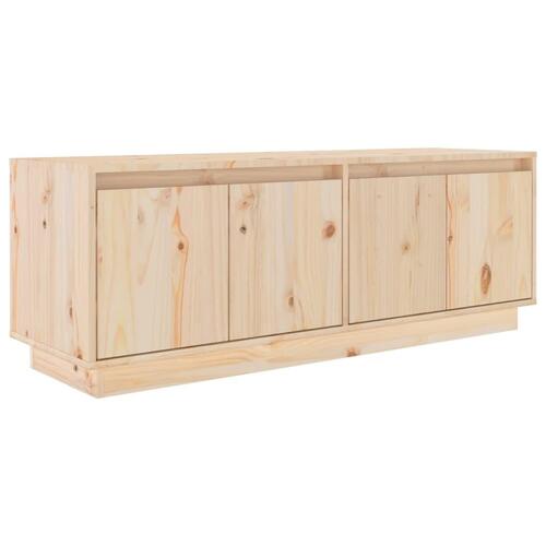 Tv-bord 110x34x40 cm massivt fyrretræ