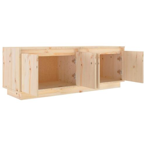 Tv-bord 110x34x40 cm massivt fyrretræ