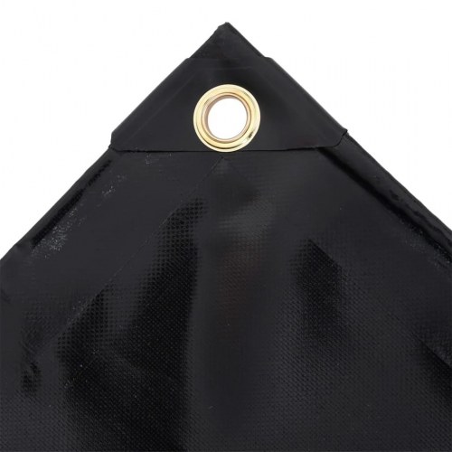 Presenning 1,5 × 10 m - 650 g/m², sort