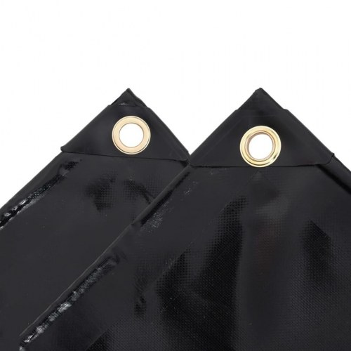 Presenning 1,5 × 10 m - 650 g/m², sort
