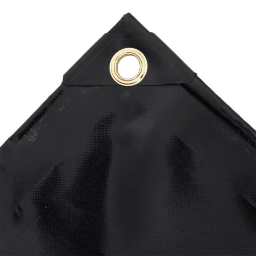 Presenning 3,5 × 5 m - 650 g/m², sort vandafvisende