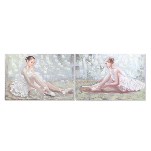 Håndmalet lærred - Ballet ballerina, 120 × 80 cm