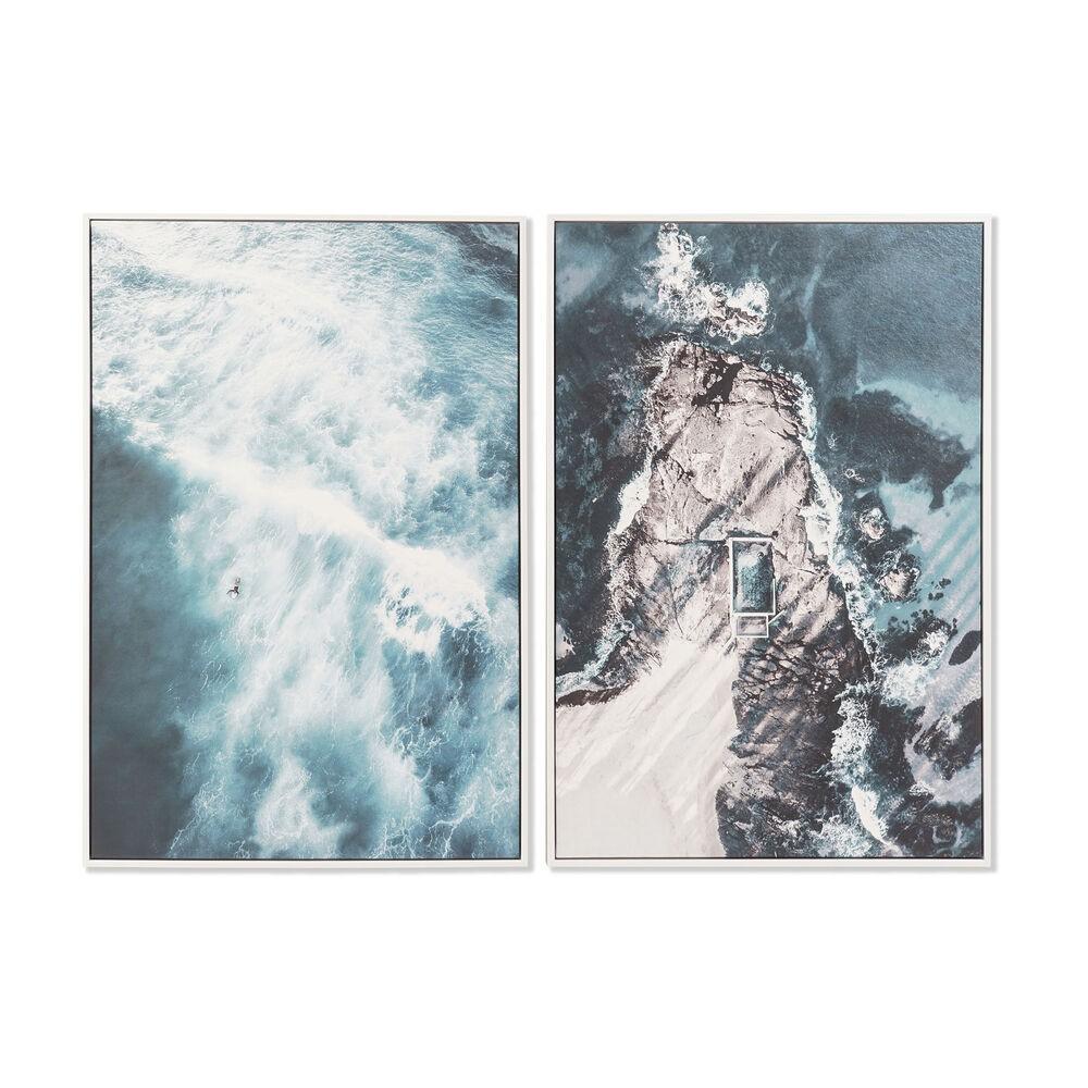 Lærredssæt - Hav & hav, 62,5 × 4,5 × 93 cm