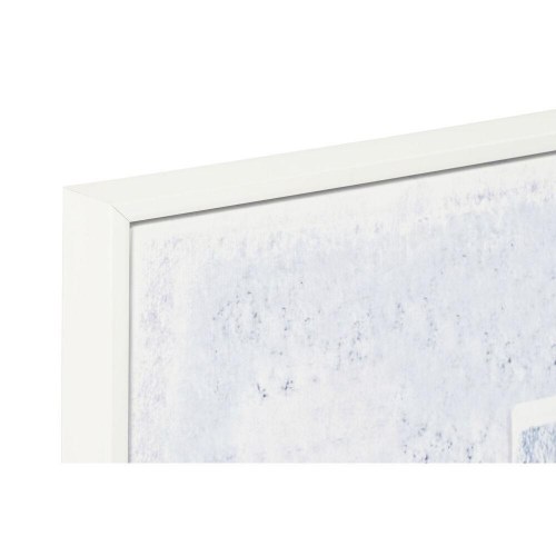 Lærredsmaleri - Vasemotiv, blå/hvid, 52,2 × 4,5 × 73 cm