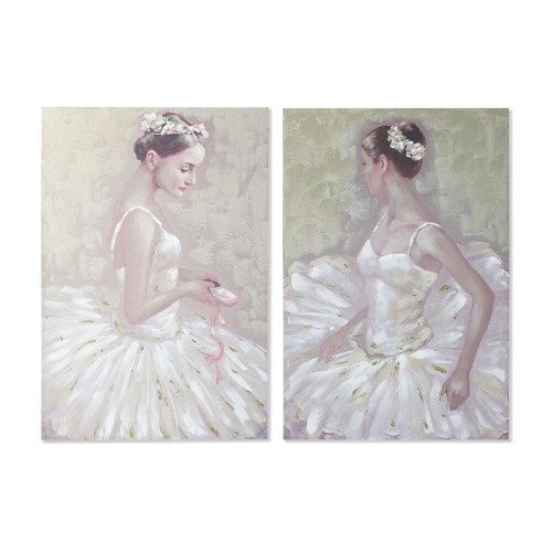 Lærredsmaleri - ballerina, 80 × 120 cm