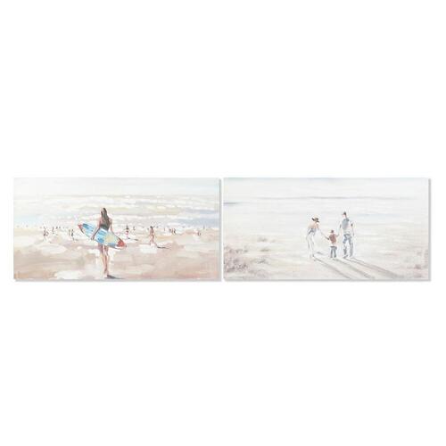 Maleri Strand 120 x 3,7 x 60 cm (2 enheder)