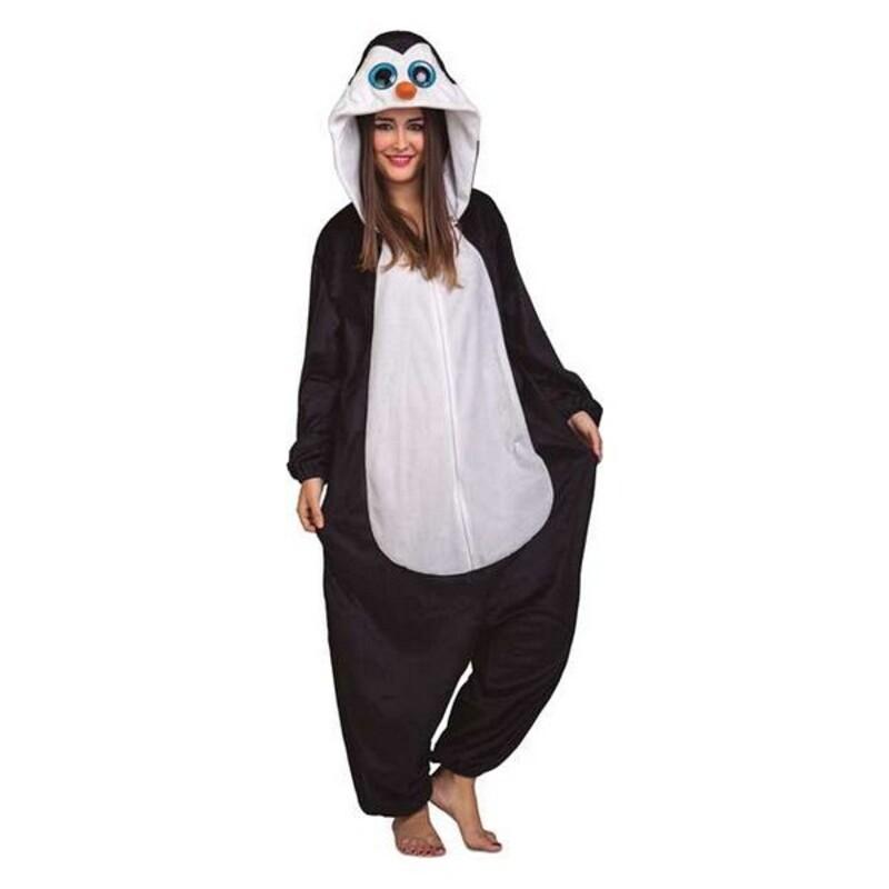 - voksen kostume, pingvin onesie, 100 % polyester